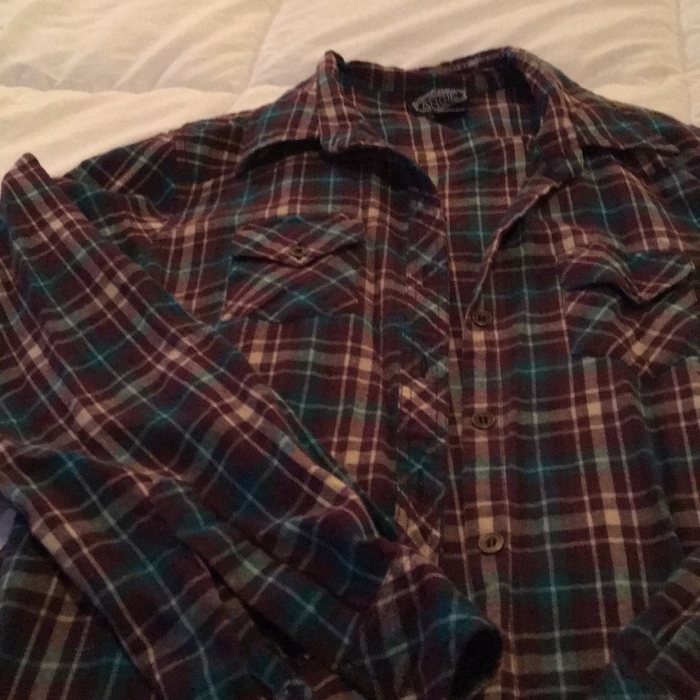 Flannel button up
